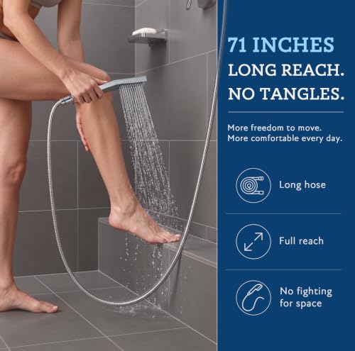All Metal 14" Rain Shower Head with Handheld for Bathroom Upgrade