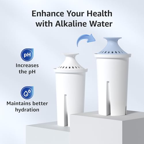 Alkaline Water Filter Replacement for Brita® Filter (6 Count)