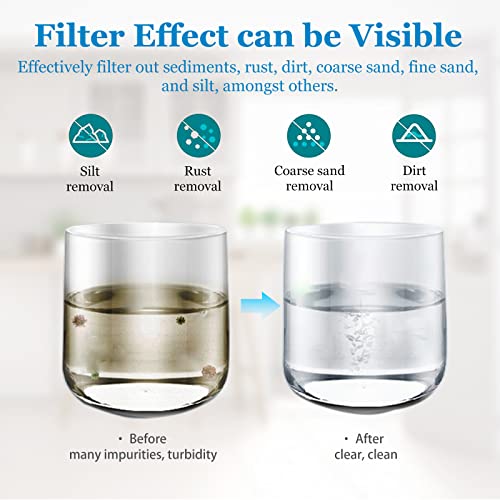 20 Micron String Wound Whole House Water Filter 10" x 2.5" (6 Count)