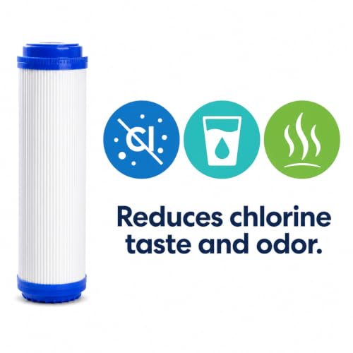 4 Pack Granular Activated Carbon Water Filter Cartridges Compatible with WaterPur CCI (4 Count)