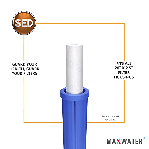 5 Micron 20 x 2.5 Sediment Water Filter Replacement Melt (12 Count)