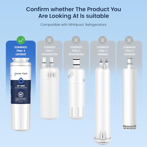UKF8001 Whirlpool Refrigerator Water Filter 4 (2 Count)