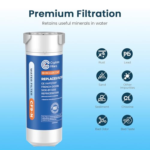 XWFE (Built-in CHIP) Refrigerator Water Filter 1-Pack