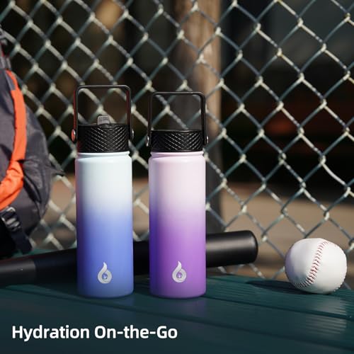 27oz Insulated Water Bottle with Straw Lid