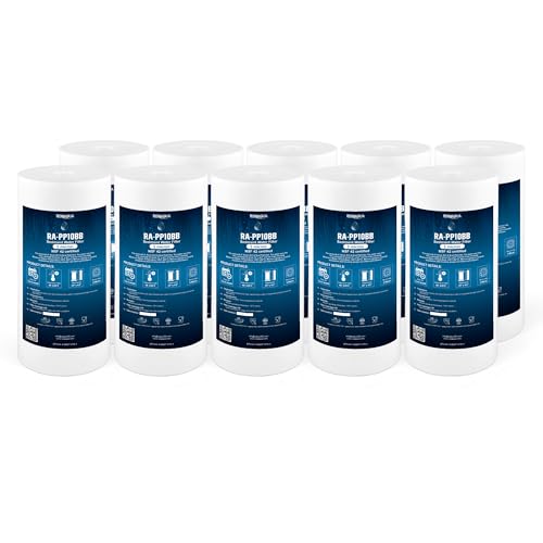 10" x 4.5" Big Sediment Replacement Water Filter Cartridge (10 Count)