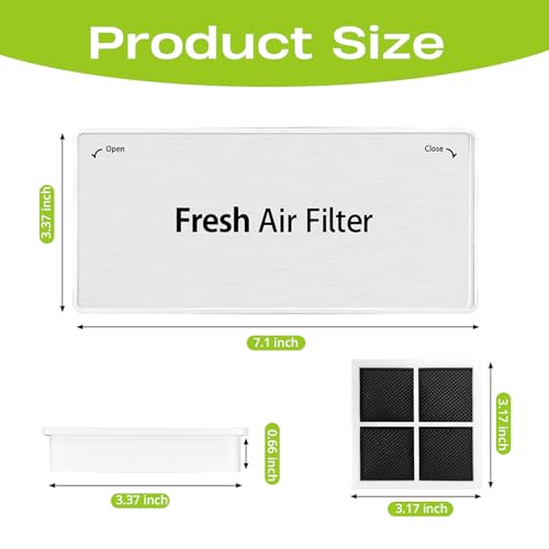 ADQ75493301 LRMVS3006S Refrigerator Fresh Air Filter Cover Fits for LG