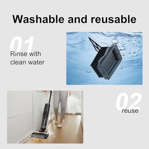 10 Pcs Vacuum Filter Replacement Compatible with Tineco S3 & S5 Mop (10 Count)