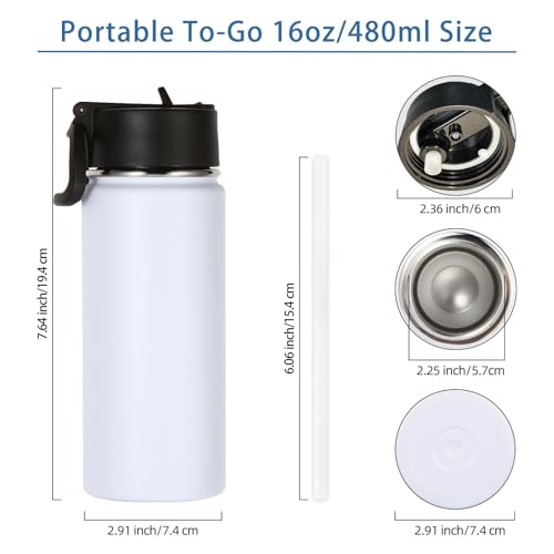 Kids Insulated Water Bottle with Straw