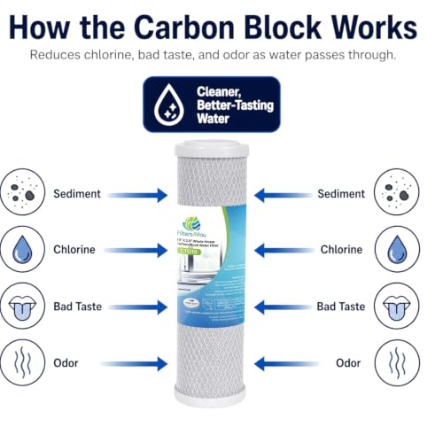 Carbon Block Filters for GE GXWH04F (4 Count)