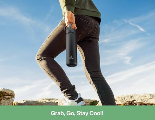 26 oz Insulated Water Bottle with 2