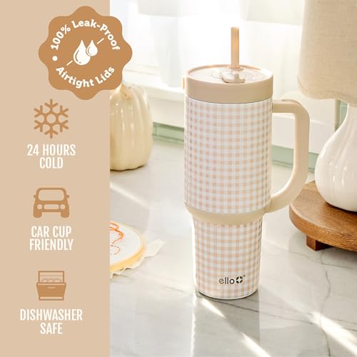 Oasis 30oz Insulated Stainless Steel Tumbler with Straw