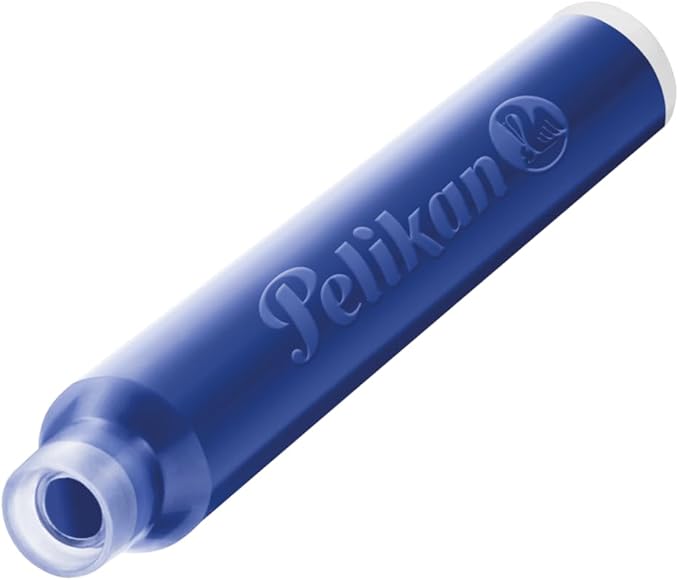 Pelikan 4001 TP/6 Ink Cartridges for Fountain Pens, Royal Blue, 0.8ml (330795)