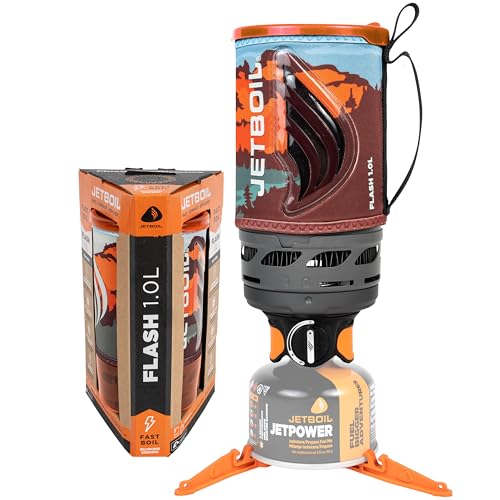 Flash 1.0L Portable Fast Boil Stove for Camping and Backpacking with 1