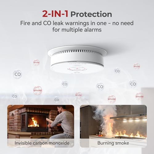Siterlink Hardwired Smoke Detector and Carbon Monoxide Detector 3 Pack