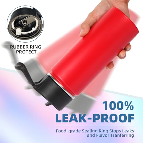 16 OZ Kids Water Bottle Bulk 4 Pack (4 Count)