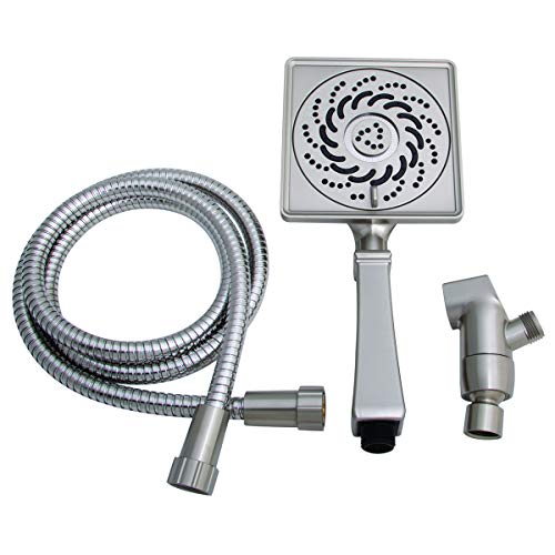VS-5002-BN-E175 Rainier Exhilaration High Pressure Hand Held Shower Head, 1.75 GPM, Brushed Nickel