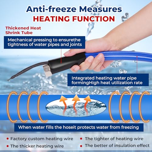 75FT Heated Water Hose for RV