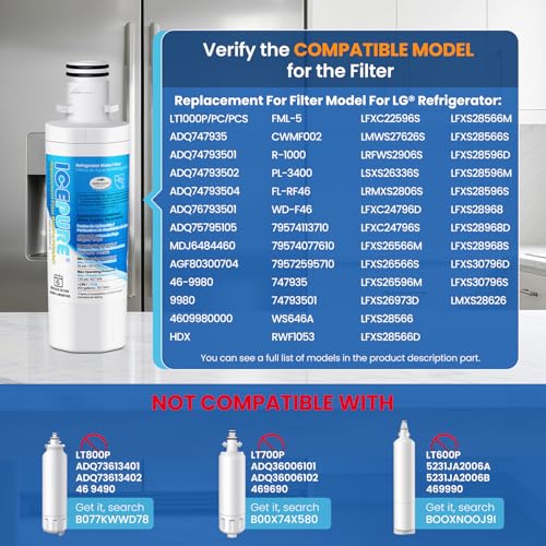ADQ747935 Refrigerator Water Filter and LT120F Air Filter