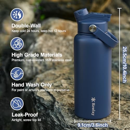 American Flag Insulated Water Bottle 32 oz