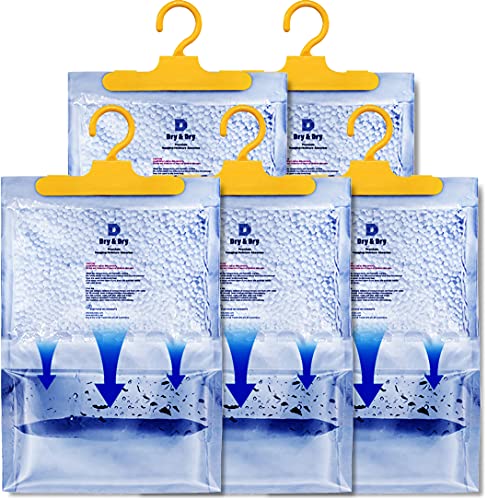 5 Pack[14 OZ] Premium Moisture Absorbers for Home (5 Count)