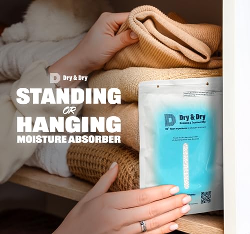 2 Packs Standing Moisture Absorbers to Control Excess Moisture for Basements