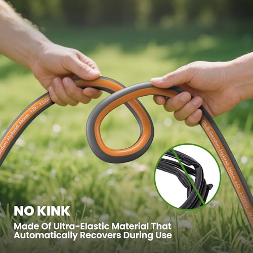 100FT Garden Hose Lay Flat Lightweight Flexible Water Hose