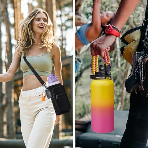 32 oz Water Bottles Insulated with Straw & Chug Lid