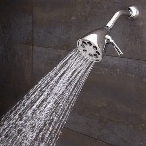 S-2251-BN Signature Icon Anystream High Pressure Adjustable Solid Brass Shower Head, Brushed Nickel