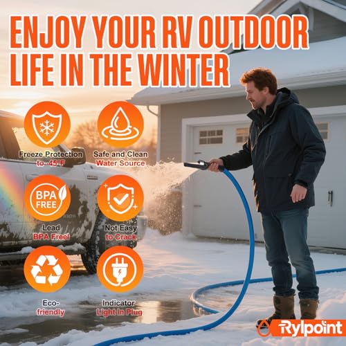 25FT Heated Water Hose for RV