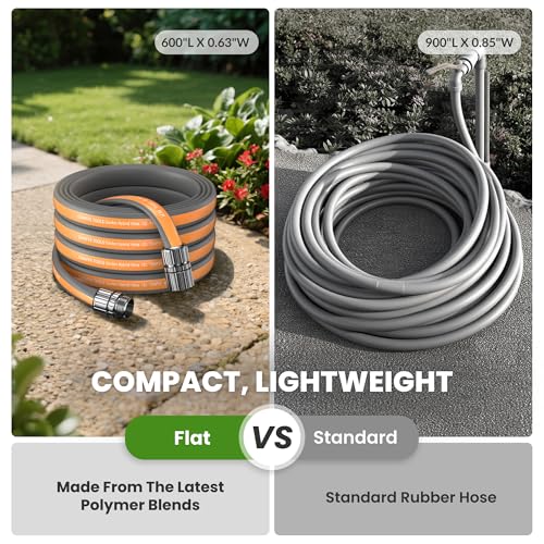 5FT Garden Hose Lay Flat Lightweight Flexible Water Hose