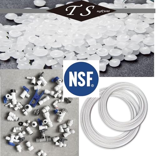 NSF 3 8" inch Water Line Tubing and Push to Connect Fittings for Reverse Osmosis Water Filter RO fittings