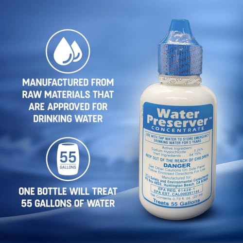 Water Preserver for 55 Gallon Water Tank 5 Pack (5 Count)