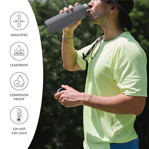16 oz Metal Water Bottle