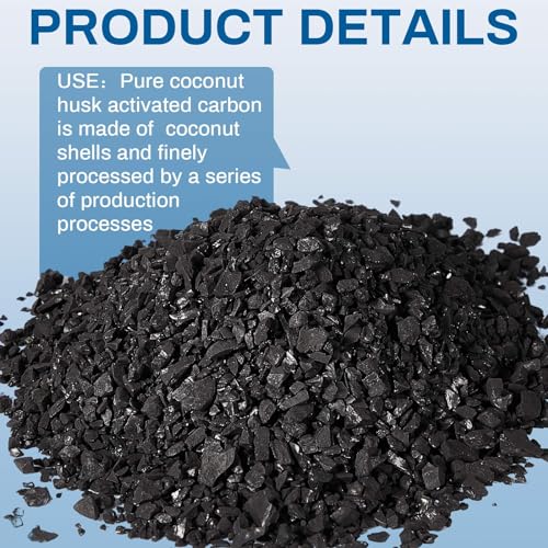 25 Lbs Activated Charcoal Bulk Coconut Granular Carbon 10