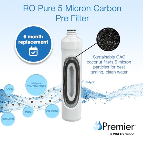 RO Pure 4 Pack Filter Kit with Membrane Push Button (4 Count)