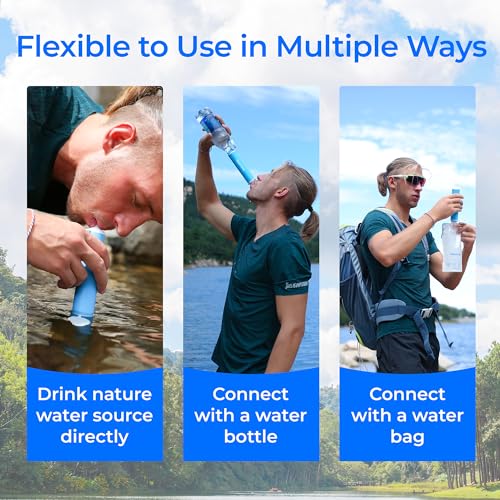 Portable Water Filter Straw (3 Count)