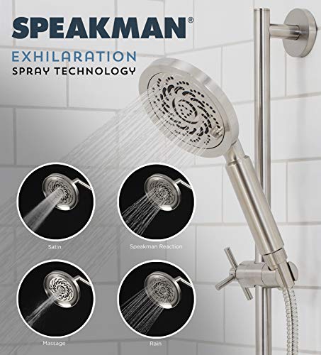 VS-5001-MB-E2 Kubos Exhilaration High Pressure Hand Held Shower Head, 2 GPM, Matte Black