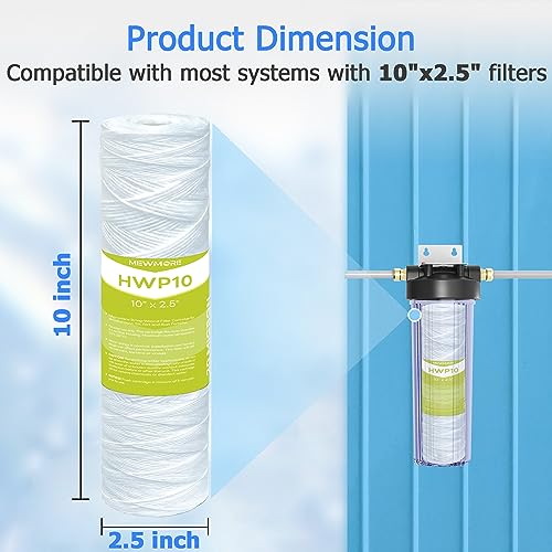 20 Micron Whole House Water Filter Cartridge (6 Count)