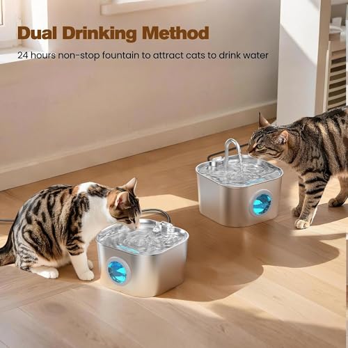Cat Water Fountain Stainless Steel