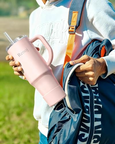 Insulated Mug 100% Spill Resistant Insulated Water Bottle for Iced Coffee & Hot Drinks