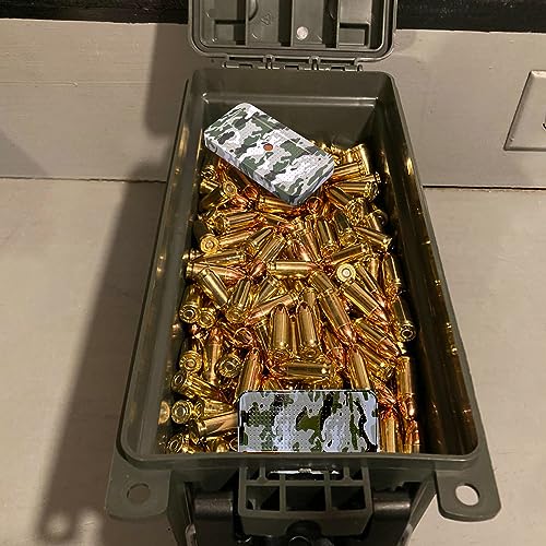 100 Gram Camouflage Gun Safe Dehumidifier Silica Gel Canister Rechargeable Dehumidifier Desiccant Reusable Indicating Desiccant Moisture Absorber with Visible Window [4PACK] (4 Count)