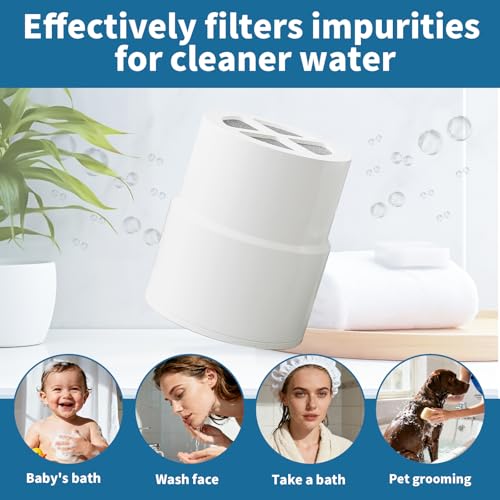 Shower Filter Replacement Cartridge Compatible with jolie shower head filter (2 Count)