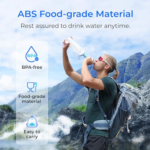 Portable Water Filter Straw (4 Count)