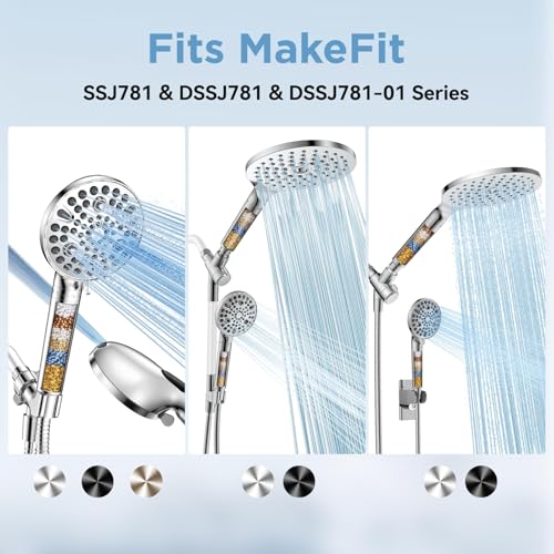 Shower Head Filter Replacement Cartridge for SSJ781 (2 Count)