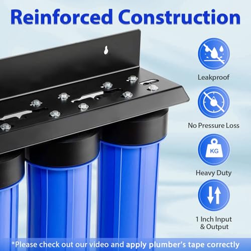 WGB32B KDS+AHPF12MNPT16X2 Whole House Water Filtration System