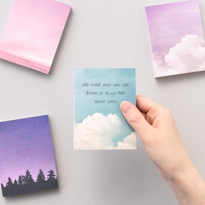 Monolike Memopad Feeling ver.2 design SET - 4 Packs, 4 Different Designs, 100 Sheets Per Pad, Total 400 Sheets, Note pads, Writing pads