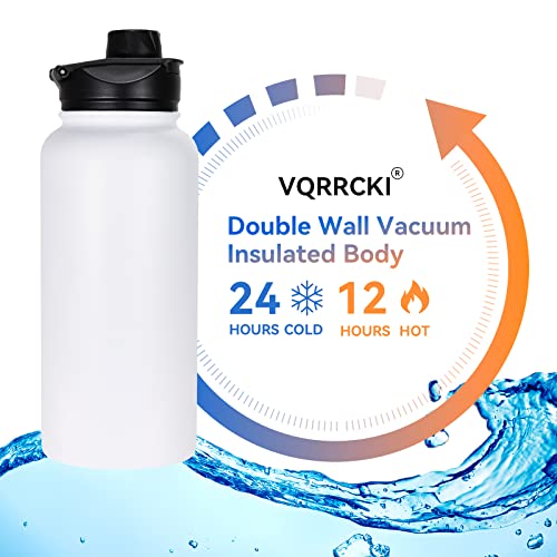32 oz Insulated Water Bottle Bulk 4 Pack (4 Count)