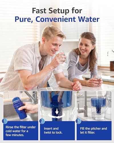 Pitcher Water Filter Replacement for PUR® Filter PPF900Z (4 Count)