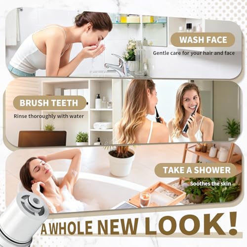 2Pcs Shower Filter Cartridges Compatible with Delta Clarifi 7RC100 & 5RC100