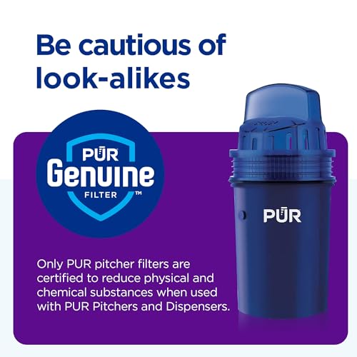 Water Pitcher & Dispenser Replacement Filter 4 (4 Count)